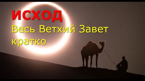 ИСХОД. Весь Ветхий Завет кратко - YouTube