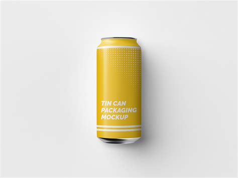 Tin Can Packaging Free Mockup Free Mockup World