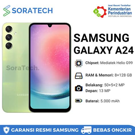 Jual Samsung Galaxy A24 Ram 8gb Rom 128gb 8128 8128gb 8 128 Garansi Resmi Hijau Jakarta