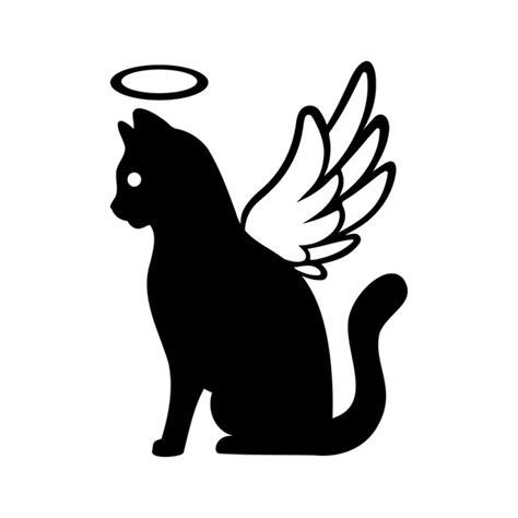 Angel Cat Isolated Images Stock Photos D Objects Vectors