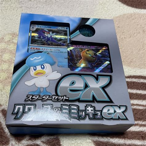 ポケモンカードゲーム スターターセットex クワッスandミミッキュ By メルカリ