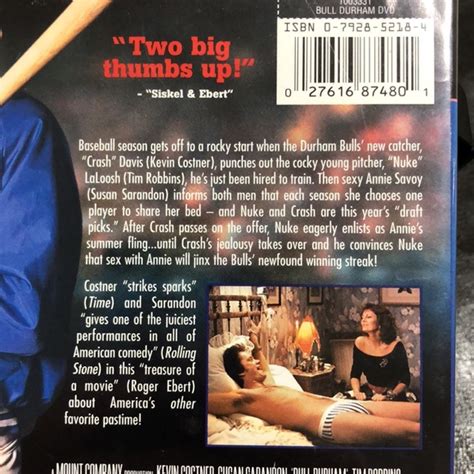 Mgm Media Bull Durham Dvd Mgm 988 Kevin Costner Susan Sarandon Tim Robbins Fsws Poshmark