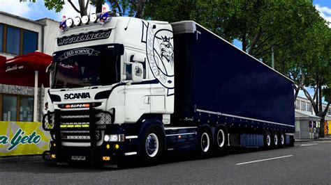 Scania V8 RJL SKIN Vabis Topline LCB V1 0 ETS2 ETS2 ATS Mod