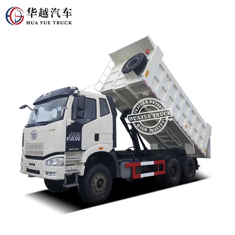 Huayue Faw J P X Wheels Ton Hp Tipper Truck Rear Dump Truck