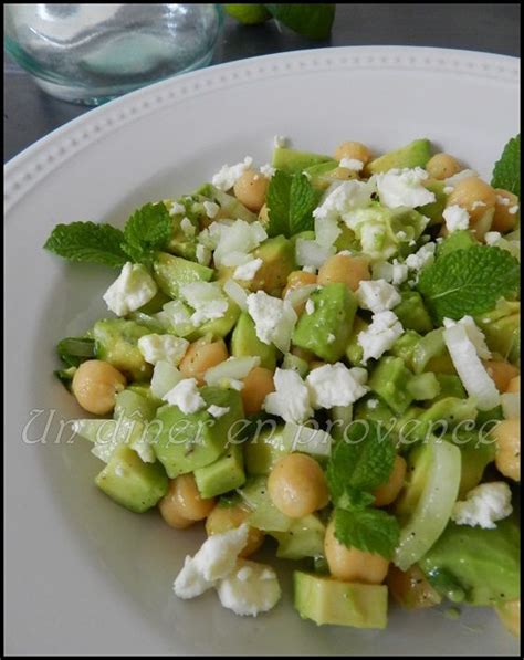 Salade De Pois Chiche Avocat Et F Ta Un D Ner En Provence