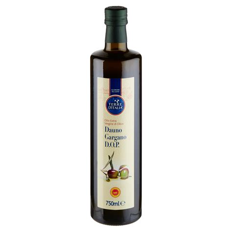 Terre D Italia Olio Extra Vergine Di Oliva Dauno Gargano D O P 750 Ml