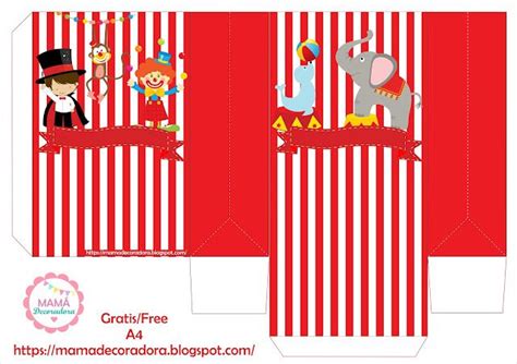 Mam Decoradora Kit Imprimible Circo Gratis