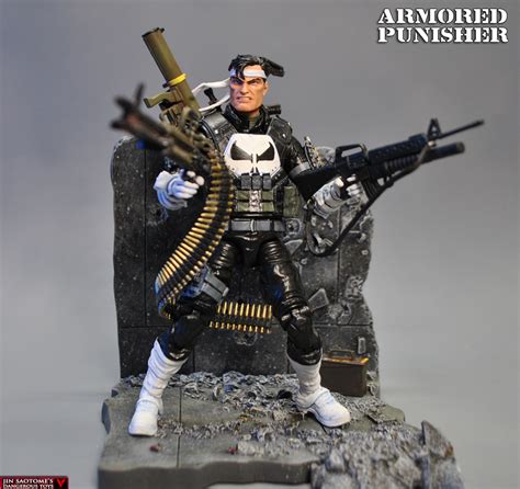 Custom Armored Punisher Action Figure Marvel Legends