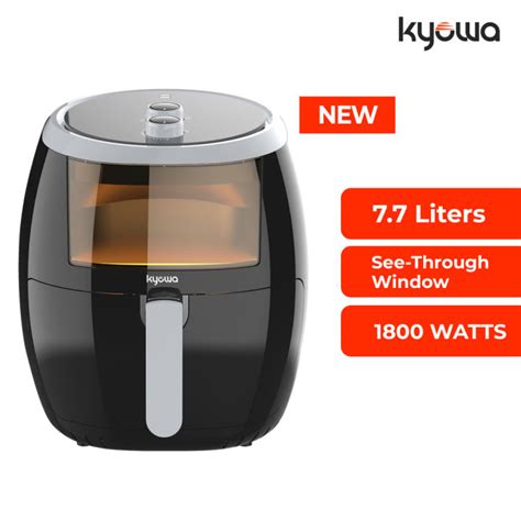 Kyowa Air Fryer With See Through Window 7 7L Capacity KuroShiro KW 3820