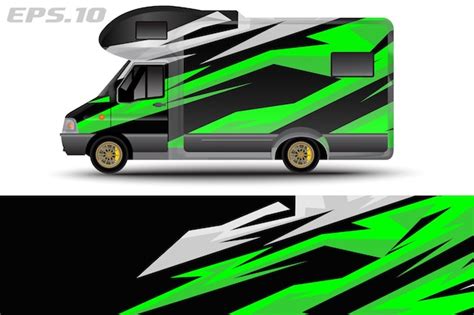 Premium Vector Camper Van Wrap Design Vector For Vehicle Vinyl