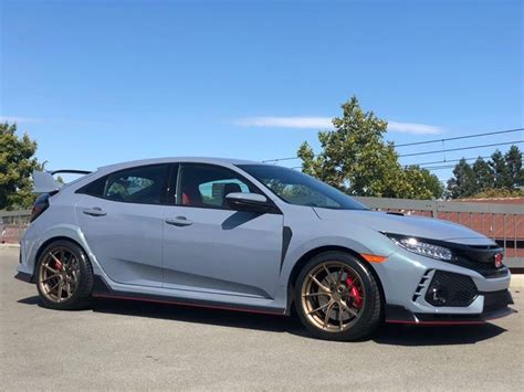 Sonic Grey Pearl W RSR 903 Bronze Wheels 2016 Honda Civic Forum