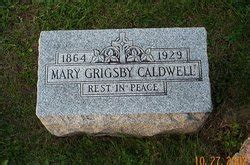 Mary Elizabeth Grigsby Caldwell M Morial Find A Grave