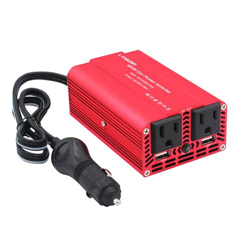 Red 500w 1500w Low Power Inverter For Rv Camping Shielden