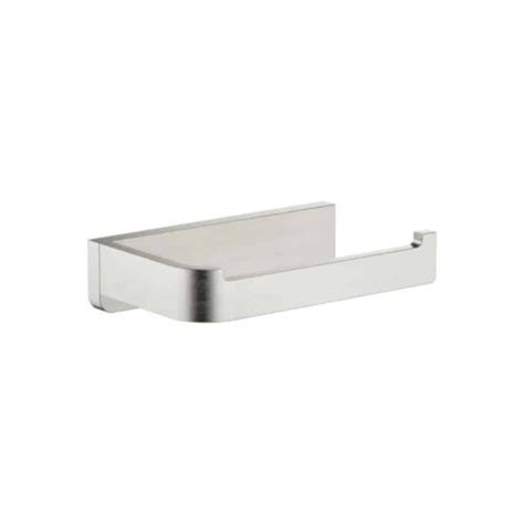 Lulu Toilet Roll Holder Without Cover Dornbracht Brushed Platinum