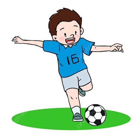 Little Boy Clipart Transparent PNG Hd, Little Boy Playing Football ...