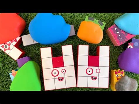 Numberblocks Cleaning Rainbow Clay Finding Double Faces Puzzle