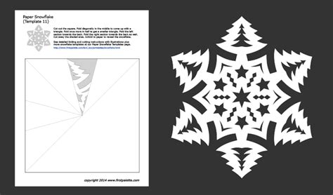 Printable Paper Snowflake Template | Francesco Printable