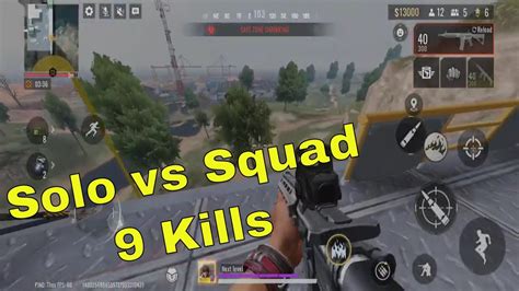 Solo Vs Squad 9 Kills Bloodstrike Mobile Gameplay YouTube