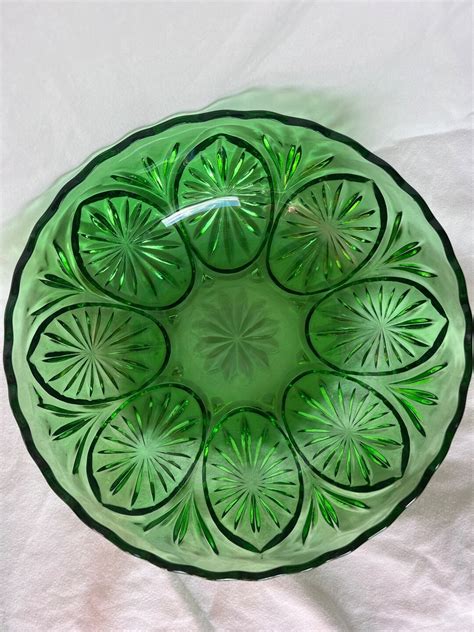 Anchor Hocking Starburst Glass Bowl Etsy