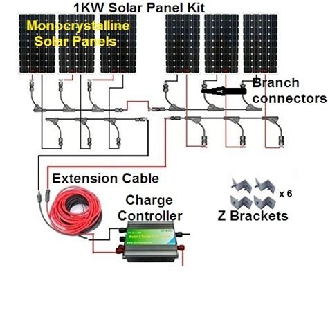 A 1KW Solar Panel Kit to be Used For Increased Efficiency.