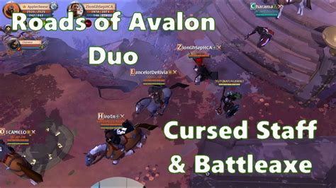 Deutsch Duo Roaming Roads Of Avalon Cursed Staff Battleaxe Albion