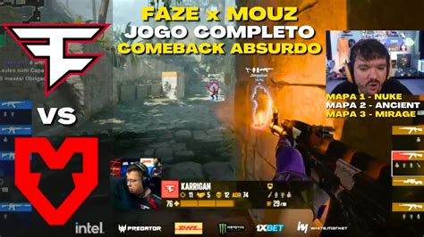 Faze X Mouz Semifinal Completa Todos Os Mapas Playoffs Iem Katowice