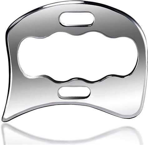 Amazon Large Stainless Steel Gua Sha Derma Edge Massage Tools