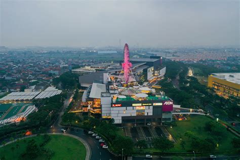 Aerial View Of Aeon Mall Jakarta Garden City Aeon Is A Largest