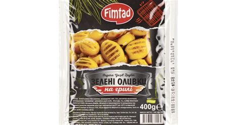 Fimtad Оливки зеленые гриль 400ГР
