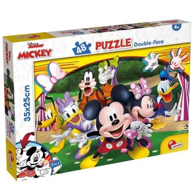 Lisciani Myszka Miki puzzle dwustronne 48 elementów smyk