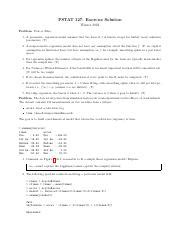 Section10execise Pdf PSTAT 127 Exercise Solution Winter 2022 Problem