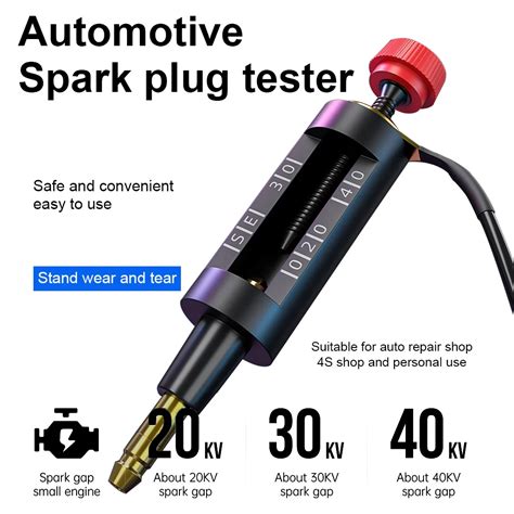 Spark Plug Tester Adjustable Ignition System Coil Tester Coil On Plug