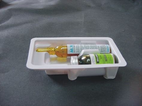 White PVC Vial Tray, Dimension/Size: 15x10 Cm, Capacity: 10ml,8ml at Rs 1/piece in Indore