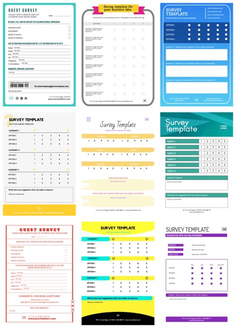 Printable Survey Editable Templates 7245 Hot Sex Picture