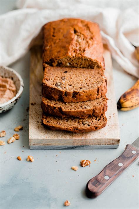 Banana Walnut Bread Healthy Banana Bread Recipe A Beautiful Plate