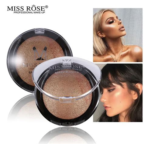 Miss Rose Beaut Visage Blush Cuit Joue Couleur Bronzant Fard Joues