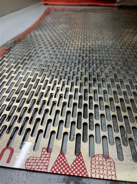 Slot Oblong Hole Perforated Sheets At Rs Sq Ft Stainless Steel