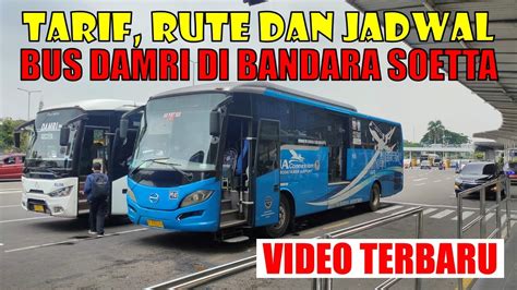 Tarif Rute Dan Jadwal Bus Damri Di Bandara Soekarno Hatta Terbaru