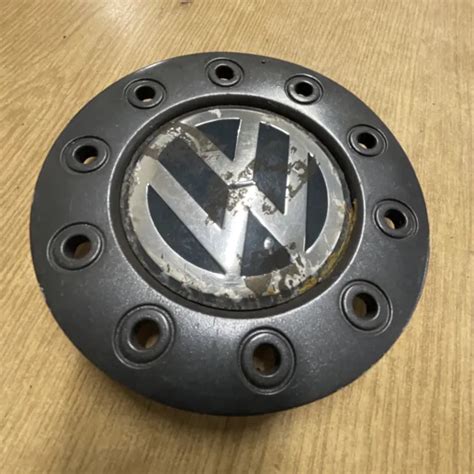 GENUINE VW GOLF MK4 Black Alloy Wheel Centre HUB CAP Cover Trim