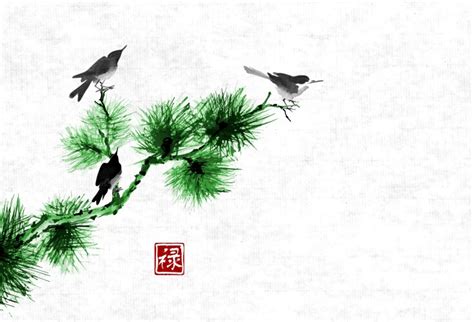 Pine Tree China Vector Images Over 840