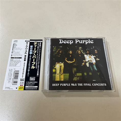 【やや傷や汚れあり】国内盤 帯付 2cd Deep Purple Mkiii Final Concerts 紫の昇華〜ザファイナルコンサート