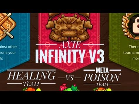 AXIE INFINITY ORIGIN V3 HEALING TEAM VS POISON TEAM SEASON 0 YGG