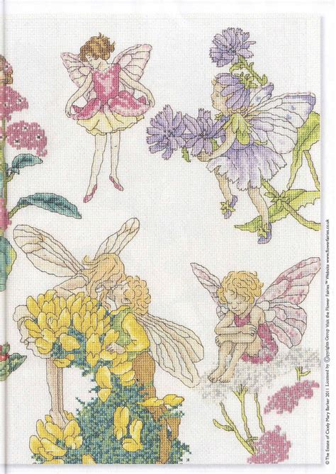 Cross Stitch Fairies Flower Fairy Sampler Cicely Mary Barker Part 2 2 Free Pattern With