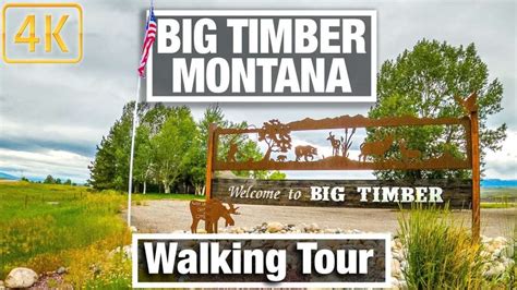 Exploring Little Town of Big Timber, Montana - City Walks Virtual Travel