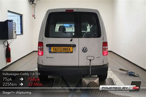 Volkswagen Caddy 2K Facelift 1 6 TDI CR 75pk Chiptuning Vagtechniek