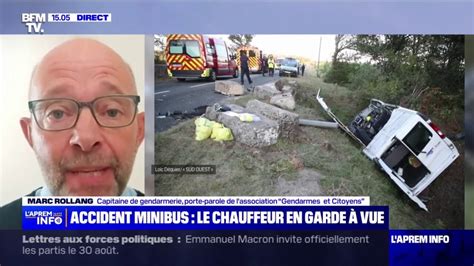 Accident de minibus dans le Lot et Garonne le témoignage du conducteur