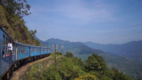 Class S12 Dmu Train Journey From Haputale To Idalgashinna In Sri Lanka