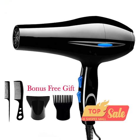 Jual Alat Pengering Rambut Profesional Beauty Salon Haircare 750w Hair Dryer Hitam Pengering