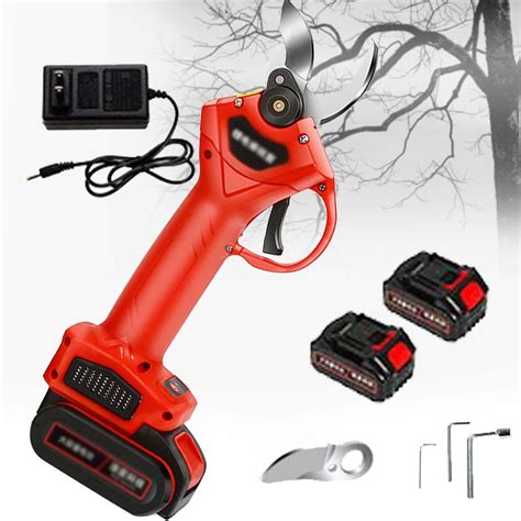 Lithium Battery Scissors Electric Pruning Scissors With 2 Rechargeable