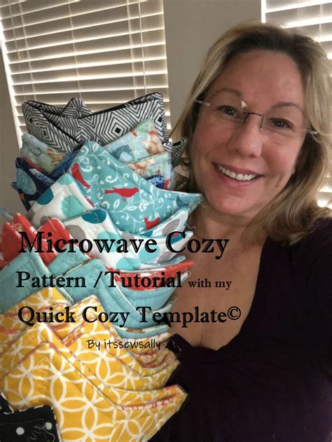 Microwave Bowl Size Cozy Diy Pattern Tutorial New Faster And Etsy Beginner Sewing Projects